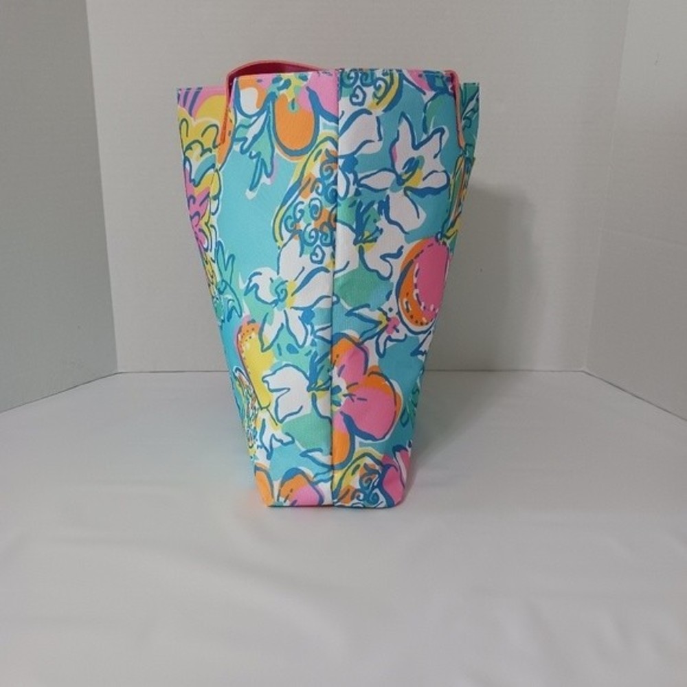 Lilly Pulitzer Estee Lauder Floral Canvas Bag GWP - Picture 4 of 11